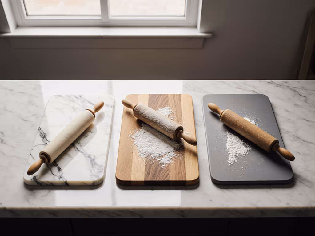 pastry_chef_rolling_dough_on_marble_wood_and_silicone_boards_side-by-side