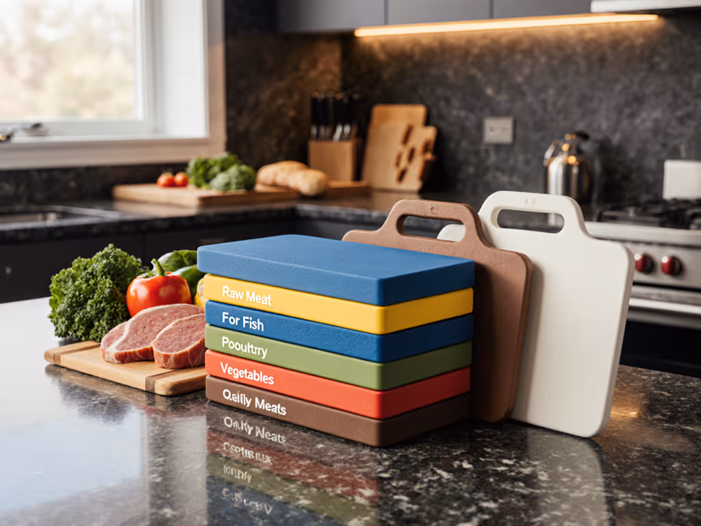 Color-Coded Cutting Boards: Standard Safety Systems Compared