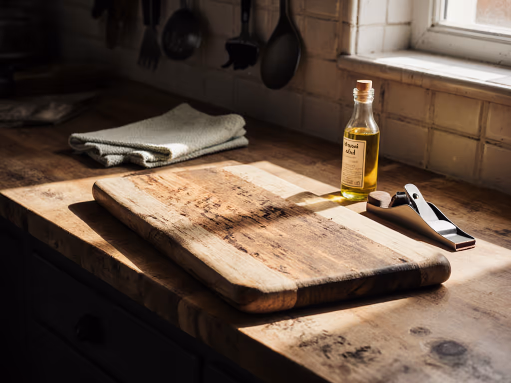 Cutting Board Rejuvenation: Fix Deep Scratches & Warping
