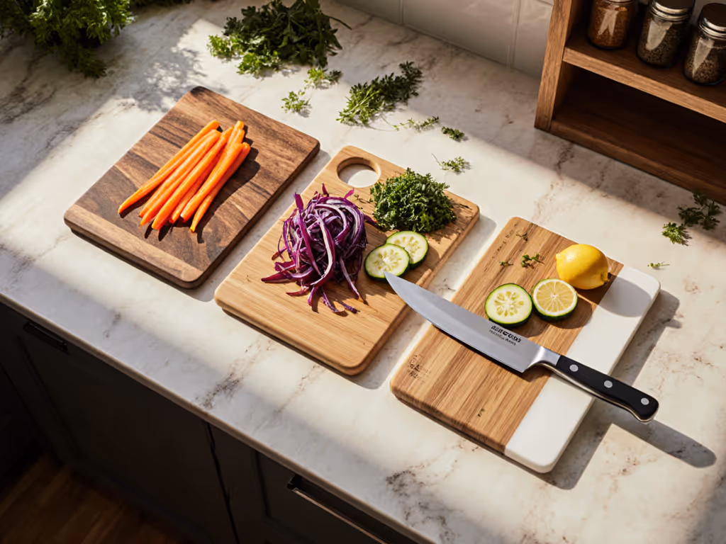Produce Cutting Boards: Hygiene & Knife Edge Comparison